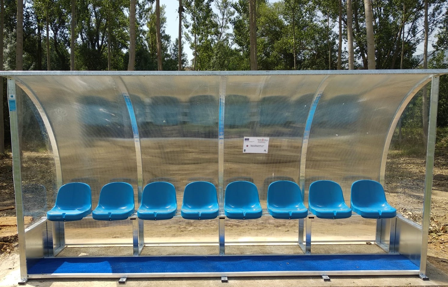 DELIMITACIÓN DE TERRENO DE JUEGO Y BANQUILLOS PARA EQUIPOS EN CAMPO DE FUTBOL MUNICIPAL “ LA LACA” DE CÁSEDA-NAVARRA.